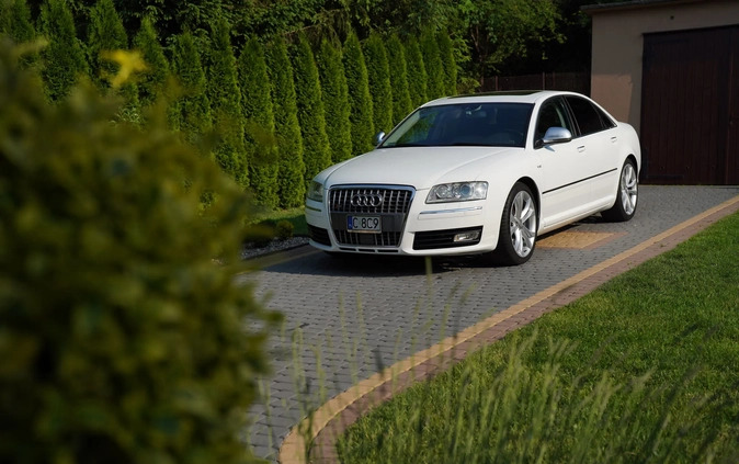 Audi S8 cena 139900 przebieg: 73000, rok produkcji 2008 z Kalisz małe 781